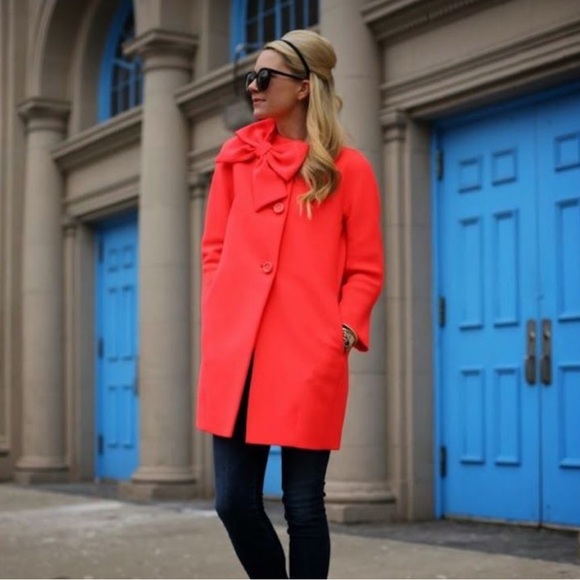 kate spade Jackets & Blazers - Kate Spade Dorothy Coat in Geranium